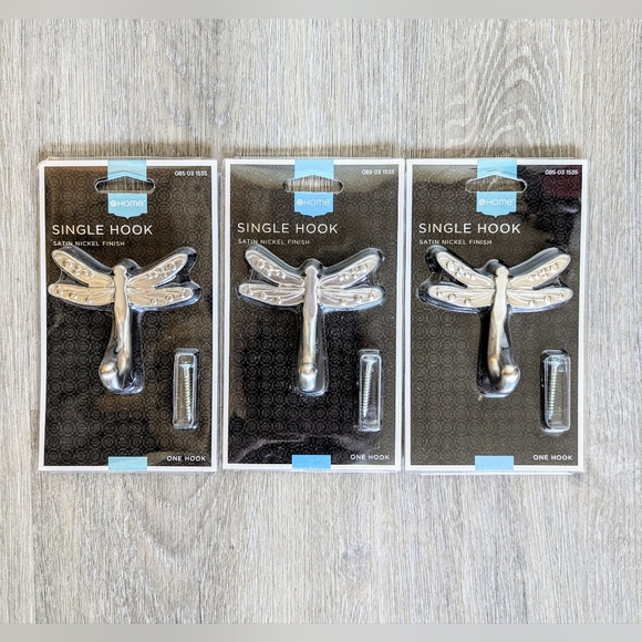 Dragonfly Wall Hook Set of 3 - Picture 4 of 4